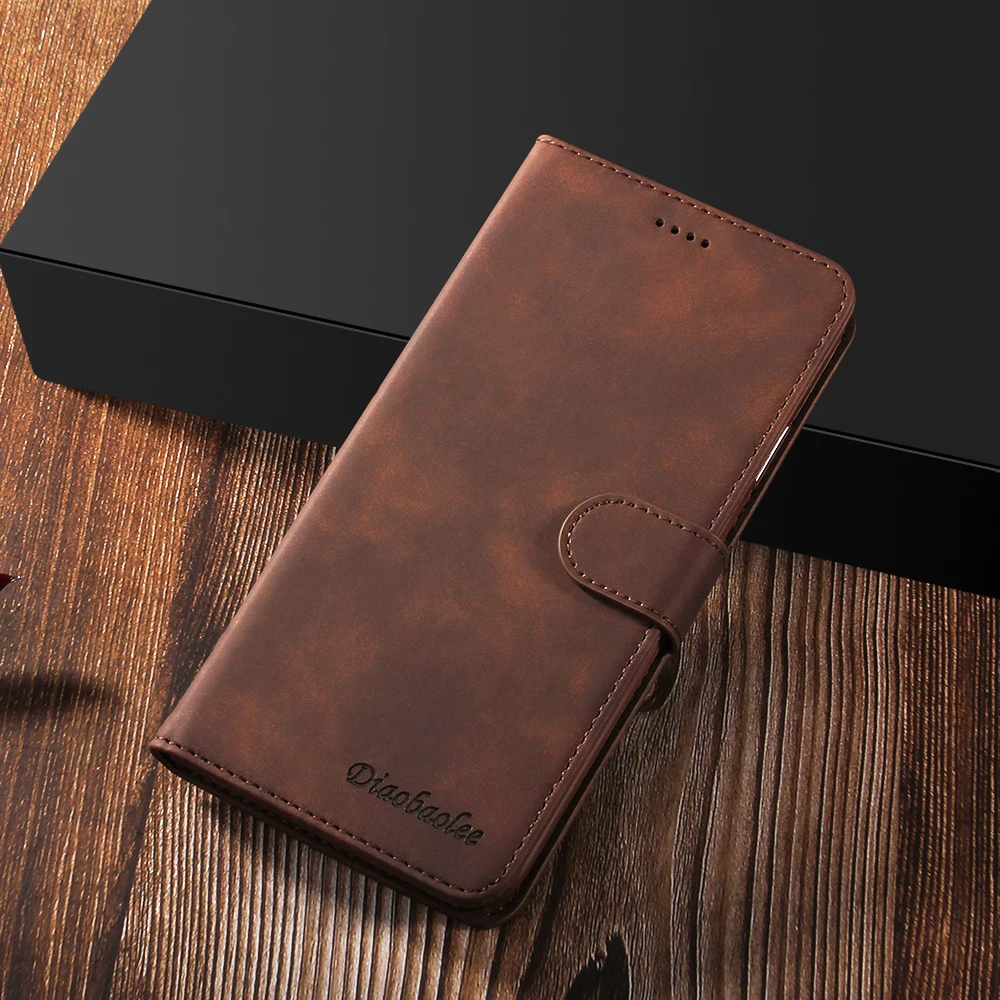 Soft Matte Flip Leather Case for Huawei P30 P20 Mate 20 Nova 5 Pro Lite 5i P Smart Plus Honor 20 20i 10 Lite Wallet Cover - Цвет: Brown  Debaole