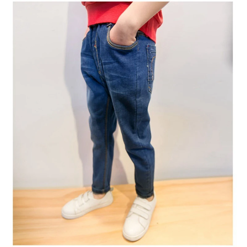 Baby Boys and childrens jeans Pants clothes In the spring and autumn South Korean style Stylish kids jeans Clothing LRZLYX-A2 (5)