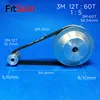 FitSain-3M 12T: 60T 1:5 polea síncrono de reducción de ancho de banda 10 momento orificios de cinturón 5-6-8-10mm ► Foto 1/5
