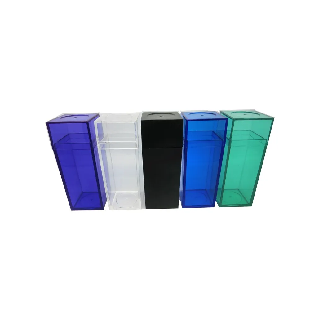 

SHANH ZUN Plastic Bottles Jars Containers for Collar Stays Blue Black Clear Purple Blue 5 Colors