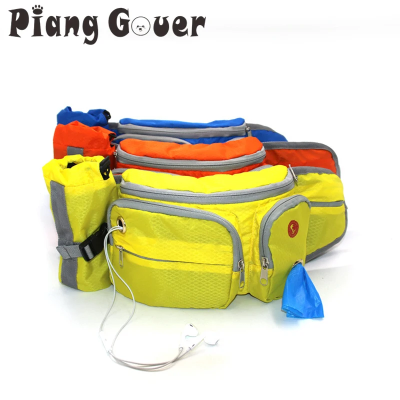

Multi-function Running Waist Bag Dog Training Waist Bag Travel Sports Pet Bag Carry Snacks Garbage Bag For Dog Leash