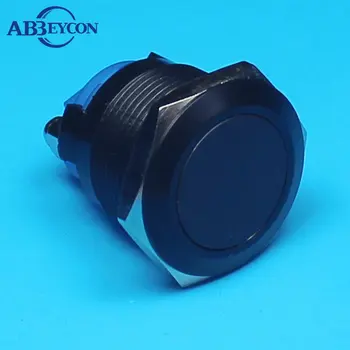 

1955 Economical 19mm no latching plastic button switch Good quality cheapest 19mm plastic black switch
