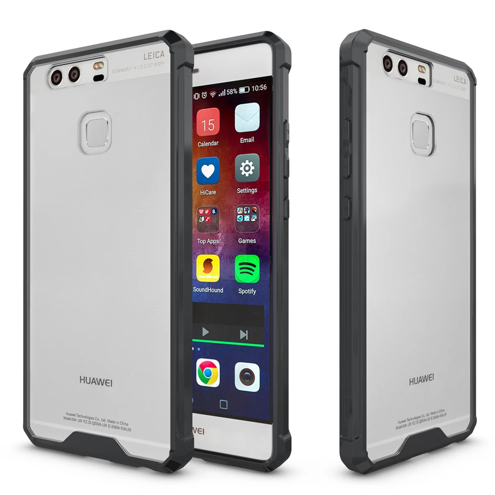 P20 Pro/P20 lite чехол противоударный акрил назад для телефона Huawei P8 P9 P10 Lite/Коврики 10