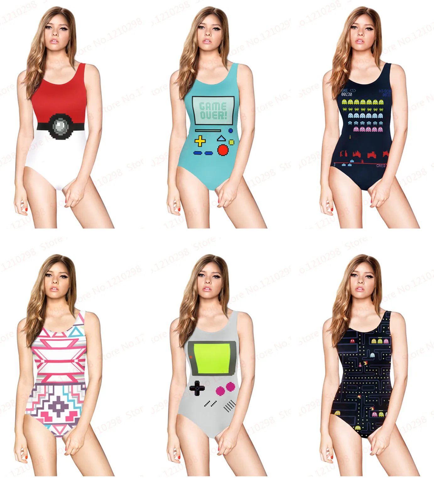 pac man bathing suit