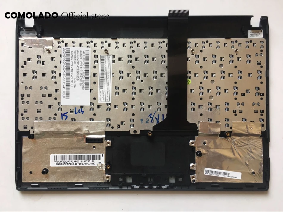 RU Russian keyboard  for ASUS Eee pc 1025 1025C 1025CE with black frame black keys Keyboard RU Layout (2)