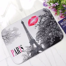 CAMMITEVER Париж башня Нескользящие Ванная комната унитаза коврик для ванной абсорбирующей подушечкой Декор