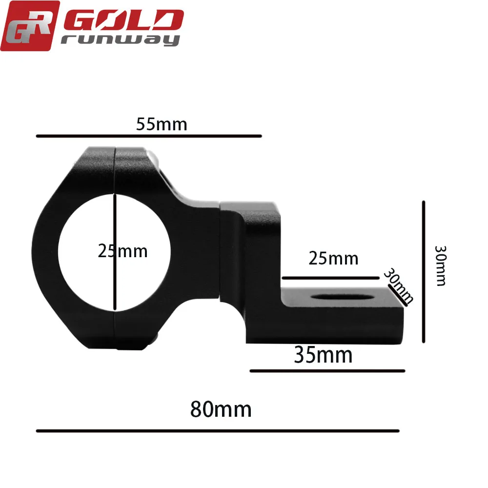 GOLDRUNWAY Универсальный CNC 25 мм Crashbar светильник комплект для крепления