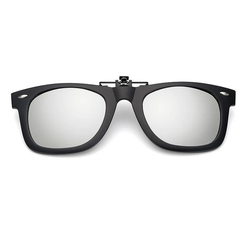 Ретро стиль поляризованные солнцезащитные очки клип для женщин и мужчин квадратная рамка очки ночного видения для рыбалки для вождения для путешествий - Цвет оправы: 5