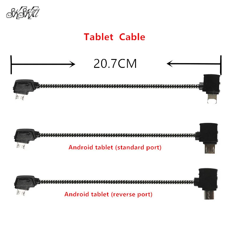 Кабель для передачи данных с дистанционным управлением, кабель для подключения телефона, планшета, нейлоновая линия dji mavic mini/air/pro 1/spark/mavic 2 pro& zoom drone