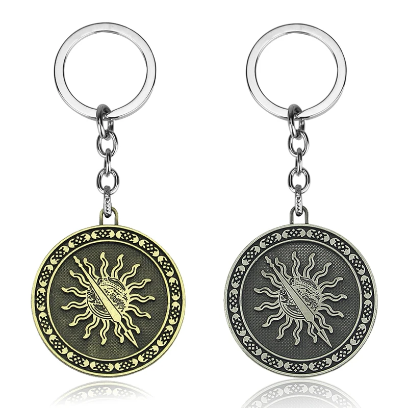 Игра престолов House Stark Baratheon Lannister Targaryen Arryn Tully Martell Tyrell Greyjoy брелок для ключей со значком