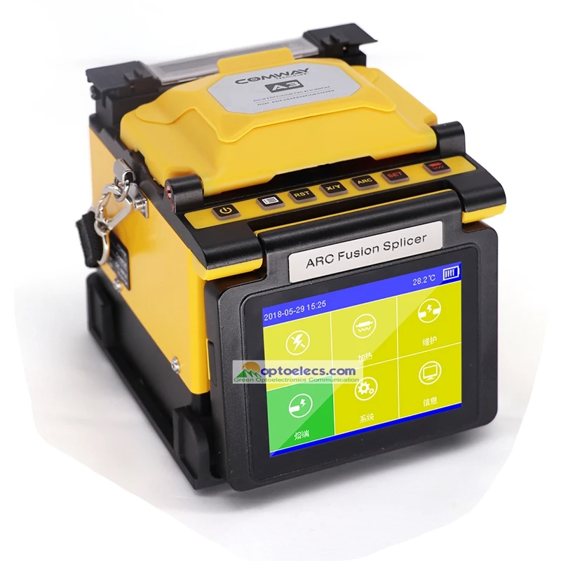 Бесплатная доставка DHL Comway A3 Smart ARC fusion splicer сенсорный экран FTTH FTTX сварочный