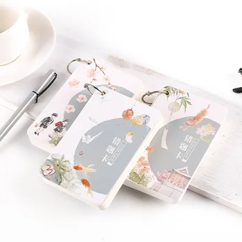 

1pcs Creative English Word Wrong Title Easy to carry Blank Pages 110 Record cards into Notepad