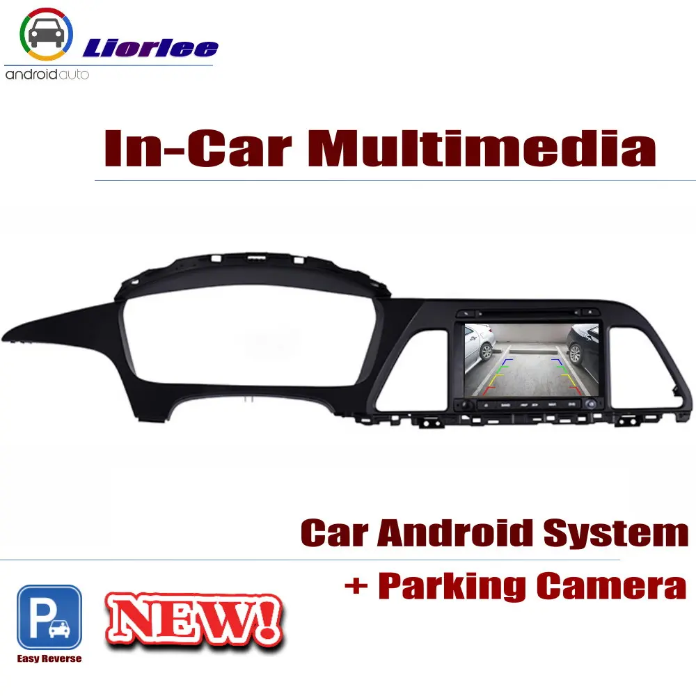 Best Car DVD Player For Hyundai Sonata New Rise 2015-2017 GPS Navi Navigation Android A53 Processor IPS LCD Screen Radio BT USB AUX 5