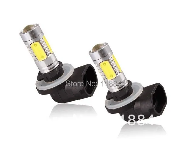 

2x Bulbs H27W/2 881 886 894 898 899 LED SMD Fog Light Daytime Running Projector Head Light Free Shipping