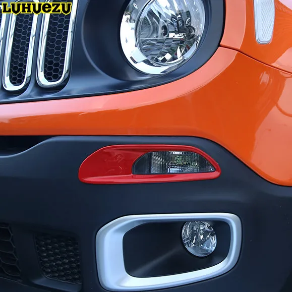 Luhuezu ABS Front Daytime Running Light Trim Fog Light Cover For Jeep