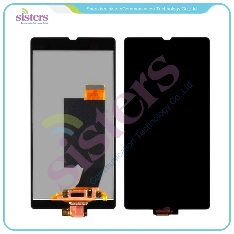 SONY0060 For Sony Xperia Z L36 L36H L36i LT36 c6603 c6602 LCD Display Touch Screen Digitizer Assembly + Adhesive sticker (1)