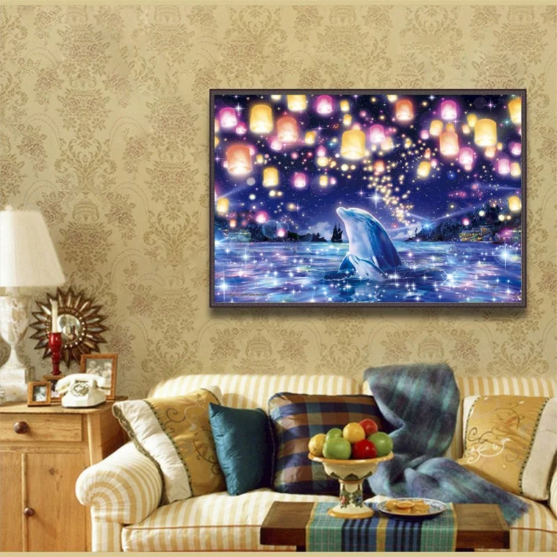 New 5D DIY Diamond Painting Full Diamond Covered Painting Art Adults