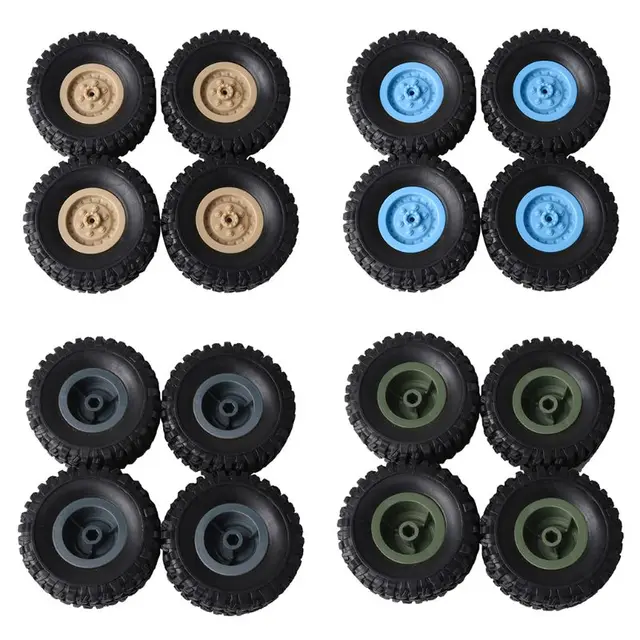 Best Offers 4PCS DIY Assembled Tire for 1/16 WPL B-1/B-24/C-14/C-24/B-16 RC Climbing Car Truck Gift