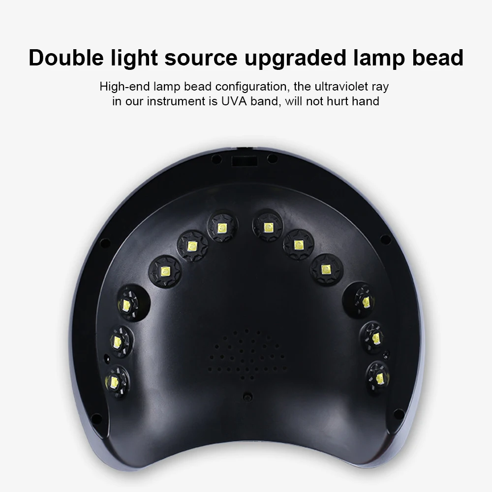24 Вт УФ-светильник Светодиодная лампа для сушки ногтей машина для отверждения УФ-геля для ногтей быстрая сушка умная фототерапия сушилки для ногтей Прямая поставка