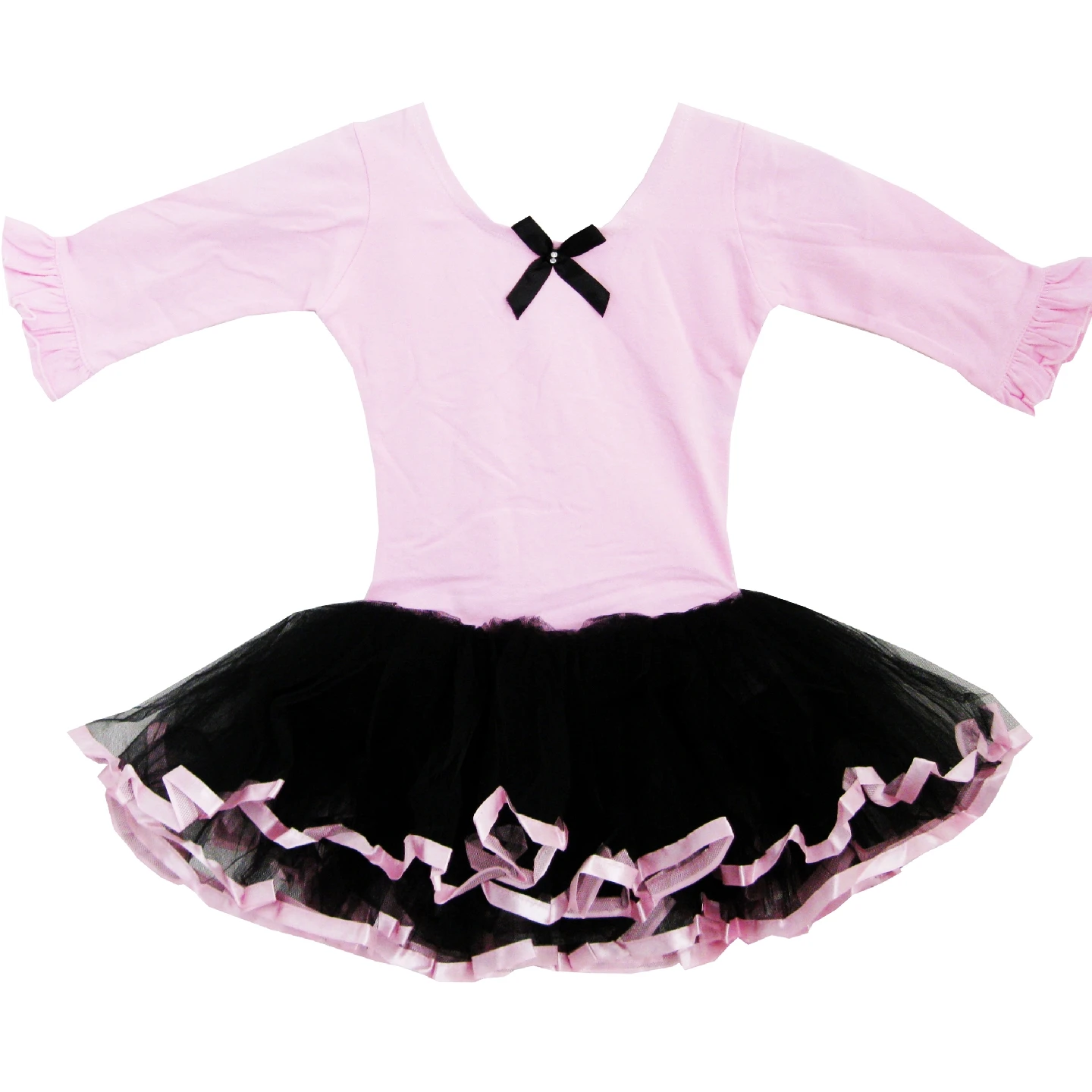 

Girls Dress Tutu Ballet Dancing Belt Trimmed Layers Pink Kids Clothes 2019 Summer Princess Wedding Party Dresses Pageant