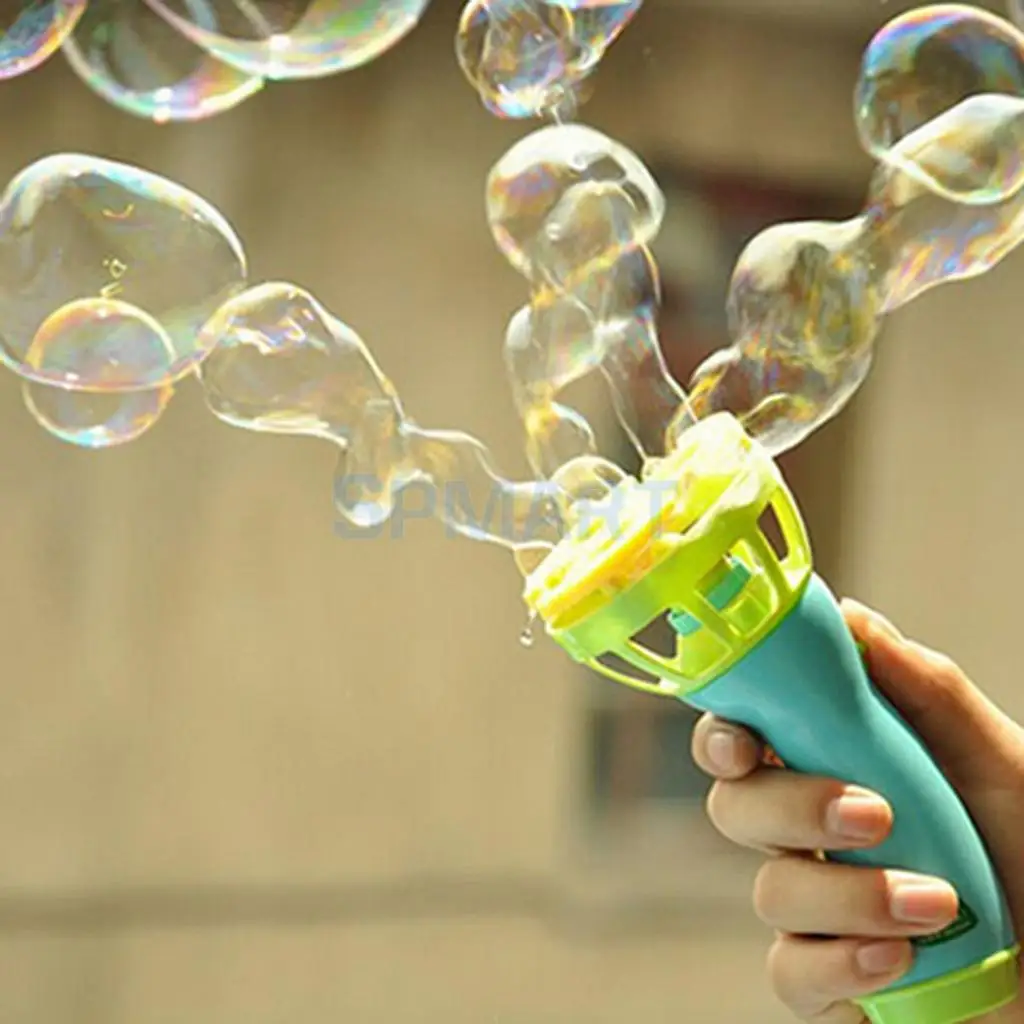 New Summer Non toxic Plastic Electric Bubble Machine Bubble Blower