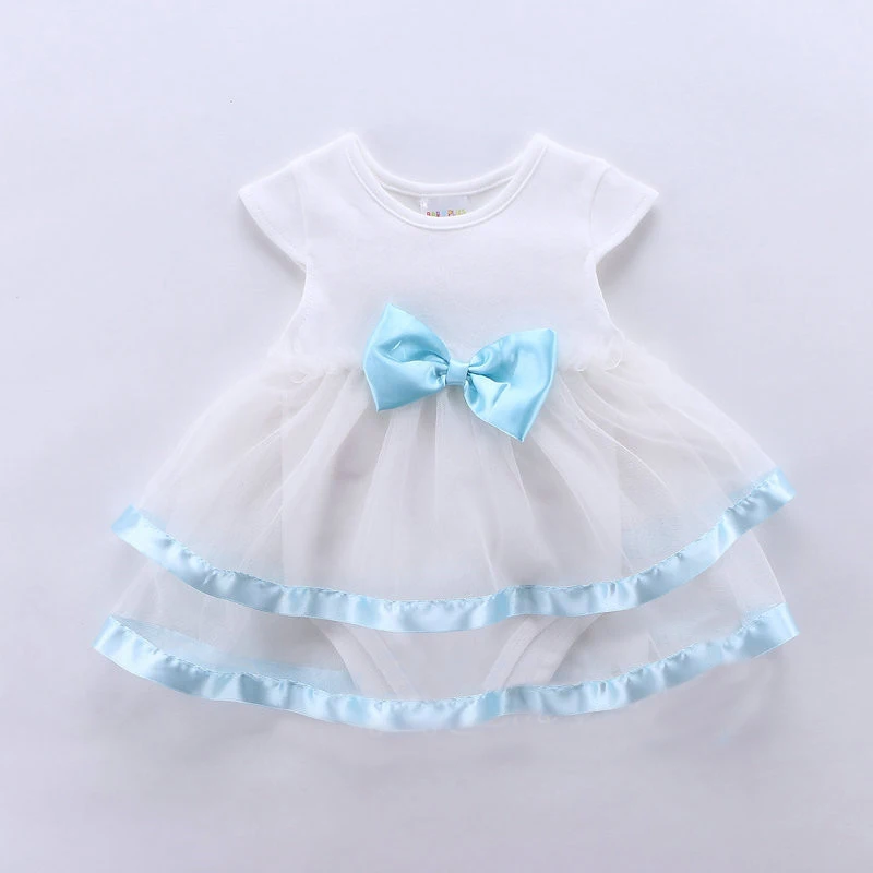 Wholesale Baby Girl Clothes 2017 Summer Baby Clothing Sets Lace Romper Dress + Headband + Shoes 3 Piece Newborn Infant Clothing (11)
