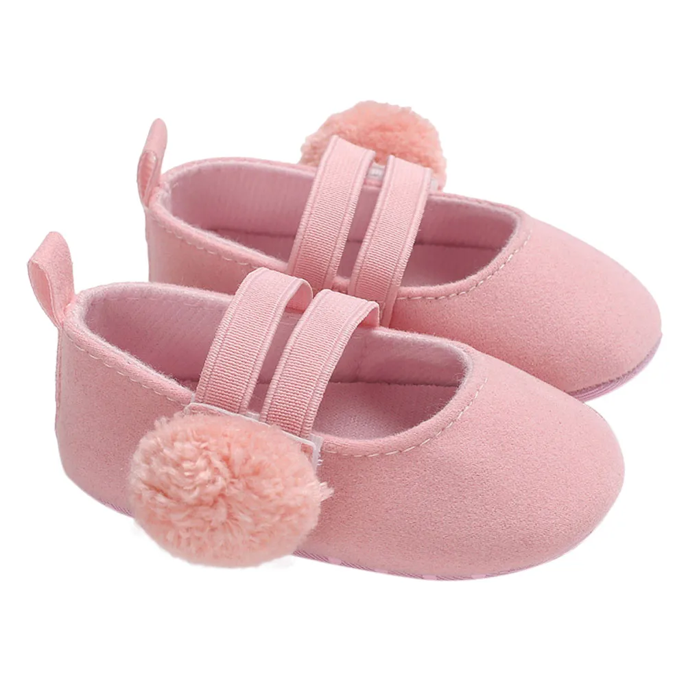 Детские туфли для новорожденных; детская комфортная Детская кровать с мягкой подошвой для девочек; обувь для новорожденных; sapatos infantil2.698