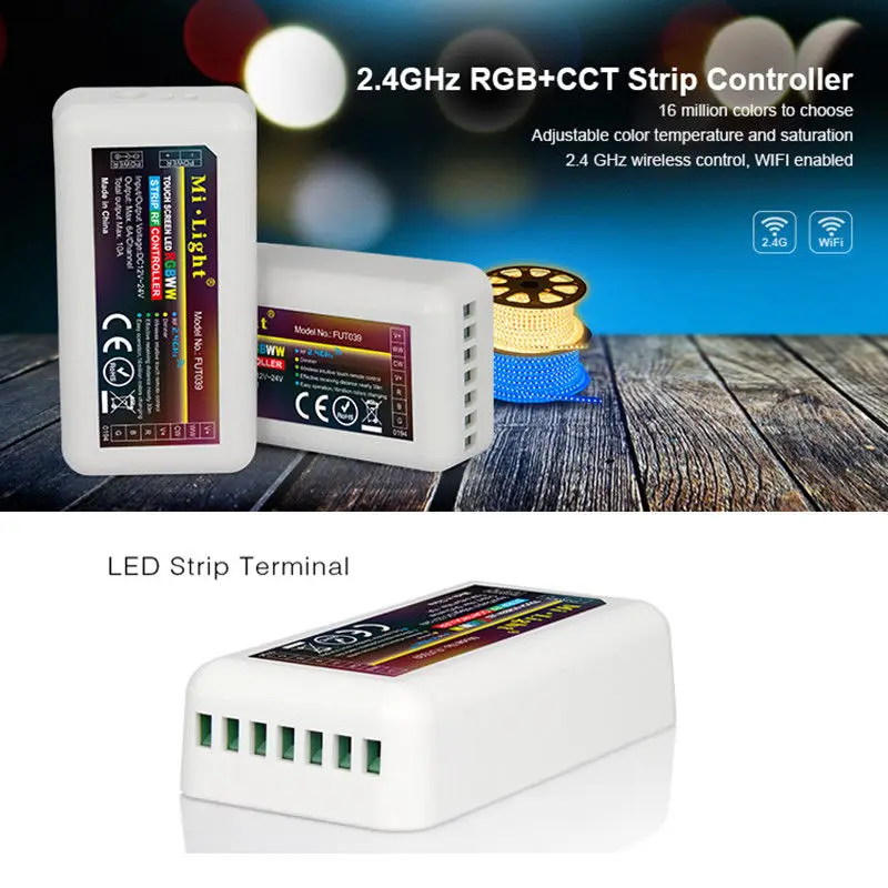 Mi Light 2 4G RF беспроводной Одноцветный диммер CCT RGB RGBW + FUT035 FUT036 FUT037 FUT038 FUT039 контроллер