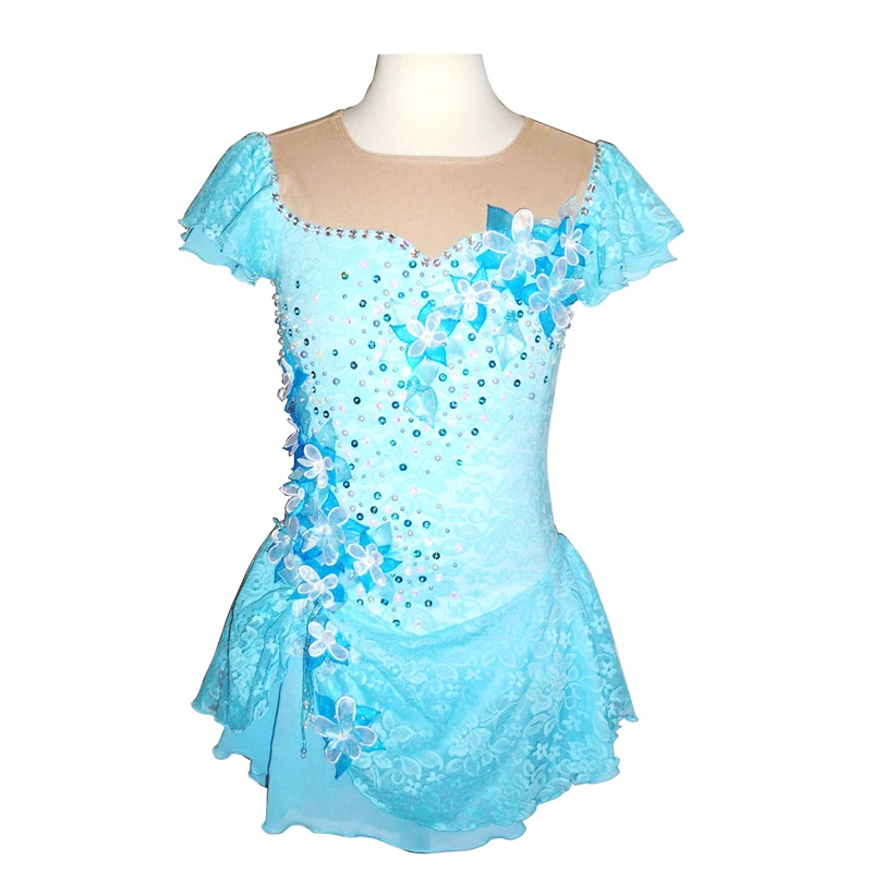 Popular Blue Ice Skating DressBuy Cheap Blue Ice Skating Dress lots