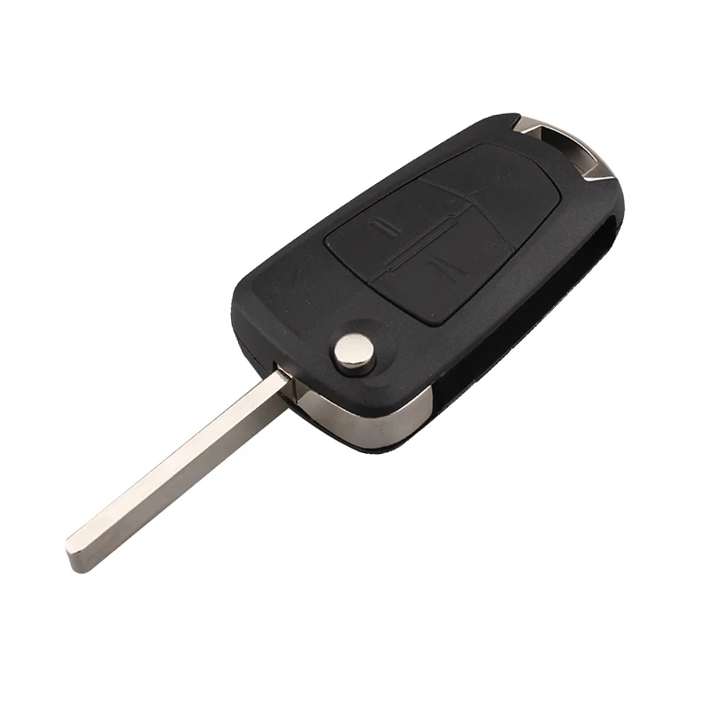 

RIN 2PCS/lot 2 Buttons Flip Remote Car Key Cover Fob Case Shell Styling Case For Vauxhall Opel Corsa Astra Vectra Signum no Logo