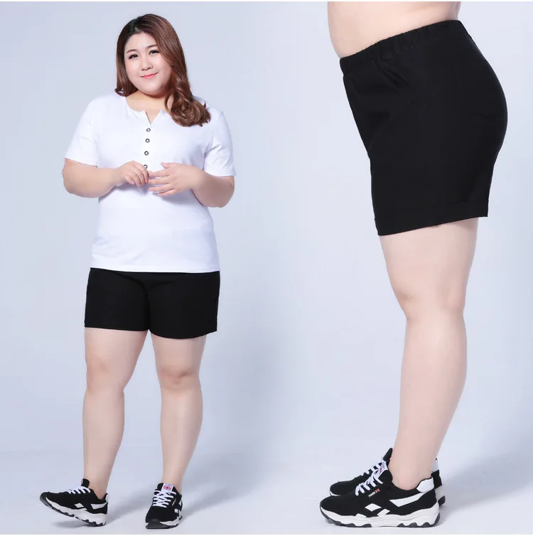 Женские шорты TUHAO повседневные короткие брюки больших размеров 4XL 5XL 6XL 7XL YB03 лето