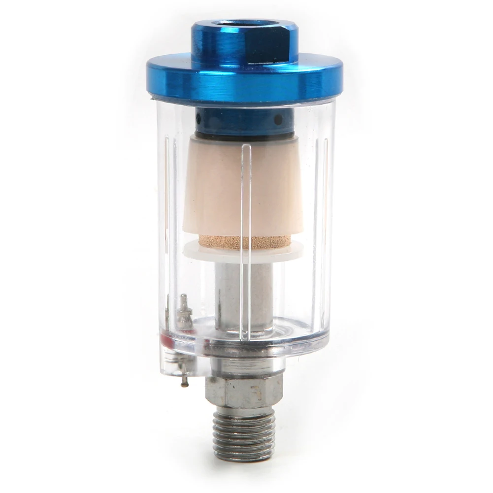 

Water Oil Separator Inline Air Hose Filter Moisture Trap 1/4" BSP Fitting for Compressor Spray Paint Gun