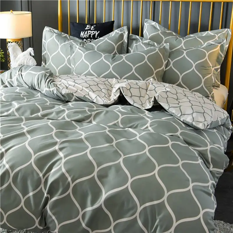 Набор постельных принадлежностей с принтом Sisher king size пододеяльник наборы с наволочкой один двойной полный королева стеганое одеяло комплект постельного белья