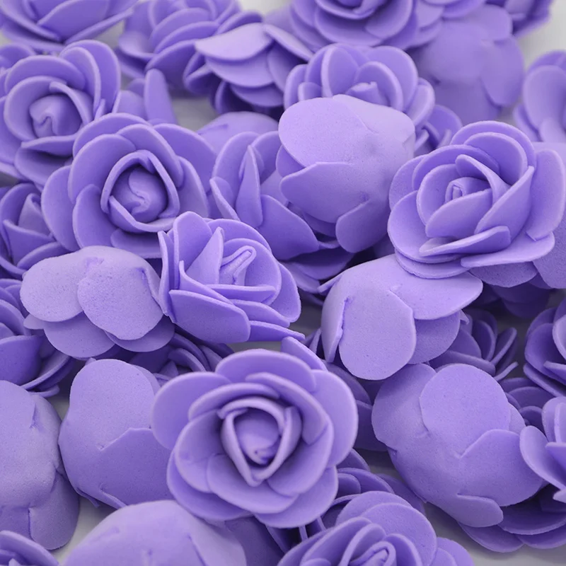 100Pcs 3cm Mini PE Foam Rose Flower Head Wedding Gift Box Packing Decoration DIY Wreath Foam Rose Artificial Flowers For Wedding 100Pcs 3cm Mini PE Foam Rose Flower Head Wedding Gift Box Packing Decoration DIY Wreath Foam Rose Artificial Flowers For Wedding