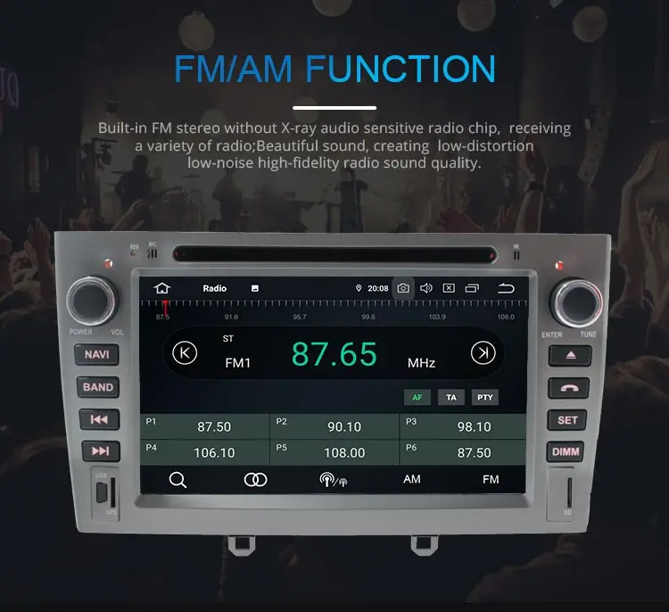 Excellent JDASTON Android 9.0 Car DVD Player For PEUGEOT 408/308/308SW WIFI Multimedia GPS Navigation 2 Din Car Radio 4GB RAM Stereo Audio 7