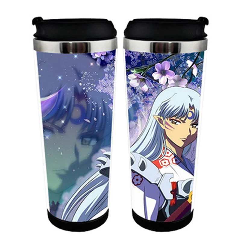 Inuyasha Kikyou Higurashi Kagome Двойная изоляция из нержавеющей стали лайнер cupmug кофейное
