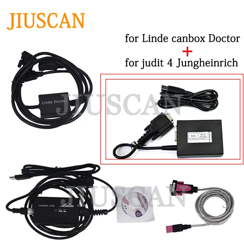 JIUSCAN для klift погрузчик диагностический сканер для Judit 4 Jungheinrich Incado Kit и linde pathfinder canbox sofrware 2 в 1