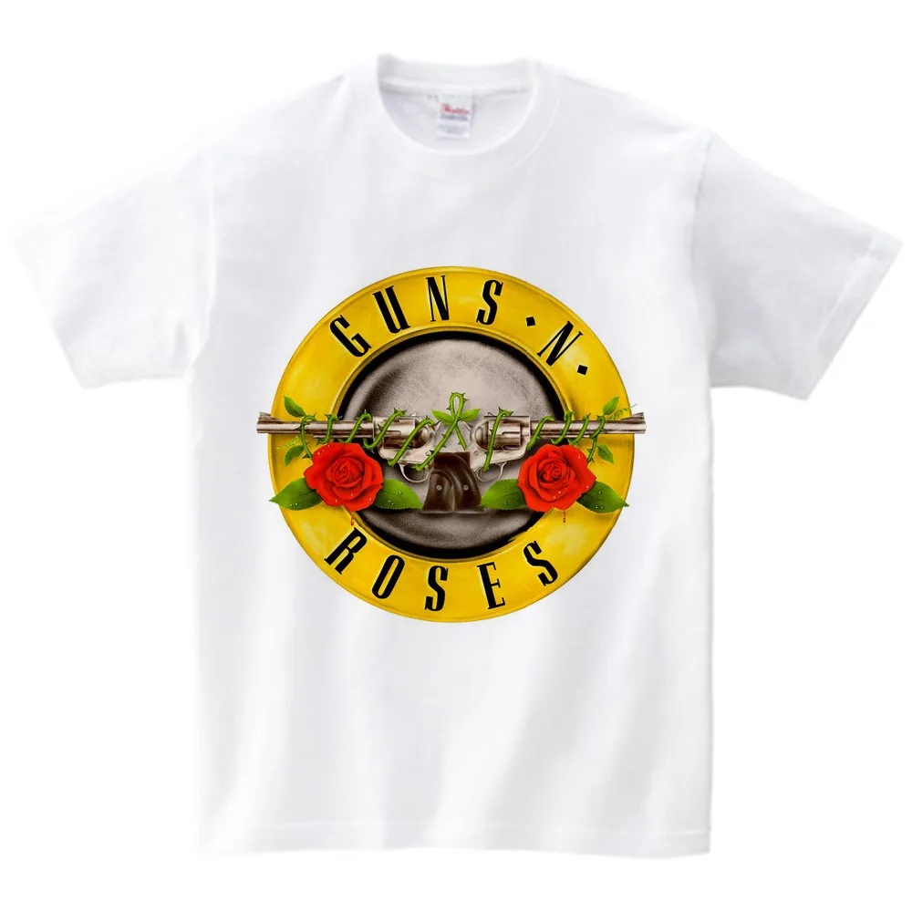 Algodão em Torno do Pescoço Tshirt do Bebê das Crianças Costume para Menino e Menina Guns n Roses Camiseta Criança T shirt 2018 Puro Infant Toddler nn 8 2018 camiseta algodão puro em torno do