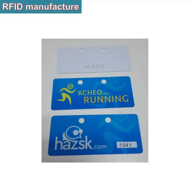 ПВХ Многоразовые Водонепроницаемая метка диапазона uhf rfid тег ISO18000-6C epc gen2 для uhf rfid спортивные синхронизации гонки триатлона uhf rfid спортивные