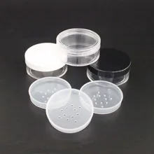 200 шт/партия 17 г свободная Порошковая банка, 30 мл пустой порошок банка с ситом