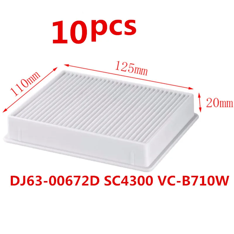 

Vacuum Cleaner dust filter HEPA H11 DJ63-00672D Filter for Samsung SC4300 SC4470 White VC-B710W... cleaner accessories parts