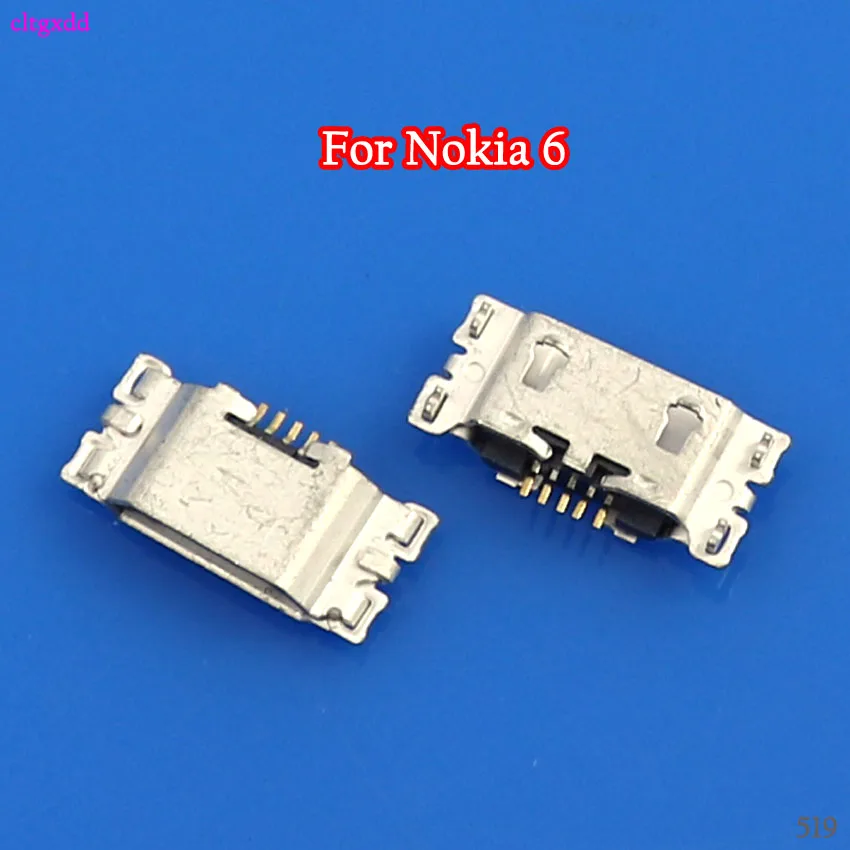 Cltgxdd 2 шт./лот Micro Usb порт для зарядки разъем Nokia 6 TA 1000 1003 зарядки|Соединители| |