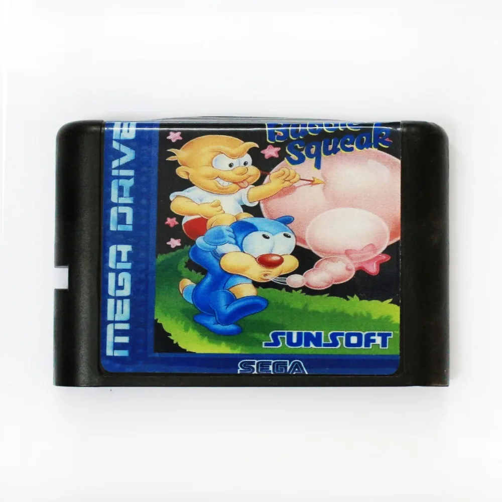 

Bubble And Squeak 16 bit MD Game Card For Sega Mega Drive For SEGA Genesis