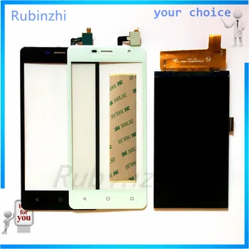 

RUBINZHI Mobile Phone Touch Screen Panel For micromax Q351 Touchscreen Front Glass Digitizer Sensor and LCD Display Screen+tape