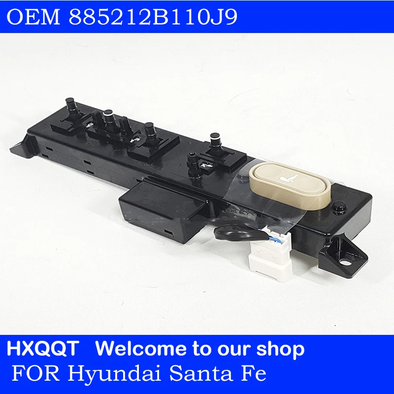 New Front Left Power Seat Switch Assembly 2005 2009 for Hyundai Santa