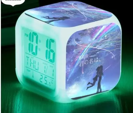 

Cartoon Your Name Boys&Girls Snooze Watch Digital Alarm Clocks LED Alarm Clock Wake Up reloj despertador horloge digitale