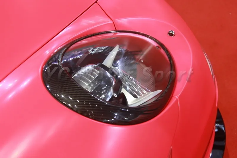 Автомобильный Стикеры углеродного волокна век 2 шт. подходит для 2012- 911 991 Carrera& Carrera S GT3-RS Стиль веко бровей