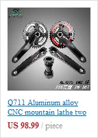 Q704 велосипедный Кривошип 34-50T зуб Алюминиевый сплав CNC полый один складной зуб пластина 9/10/11 скорость BCD110 велосипедный Кривошип Chainwhee