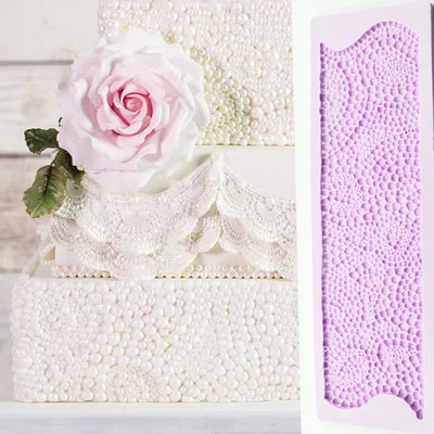 Skup Big Size Pearl silikonowe formy ozdobny efekt perłowy formy duże silikonowe kremówki narzędzie do dekoracji ciast narzędzie Food Grade K194