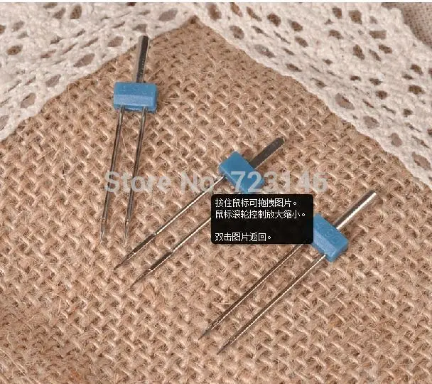 

100 psc 2015 Seconds Kill Sale Circular Steel Twin Double Needle Size 2.0/90, 3.0/90, 4.0/90 Sewing Machine Needles Pins